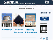Tablet Screenshot of cohhio.org